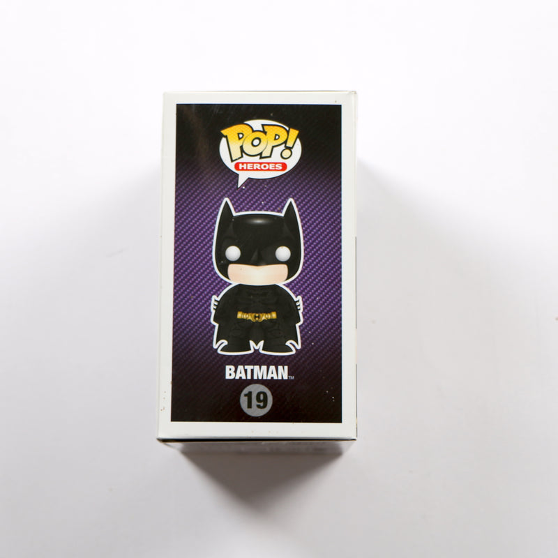 Christian Bale Signed Funko Pop 19 Batman The Dark Knight Trilogy Beckett