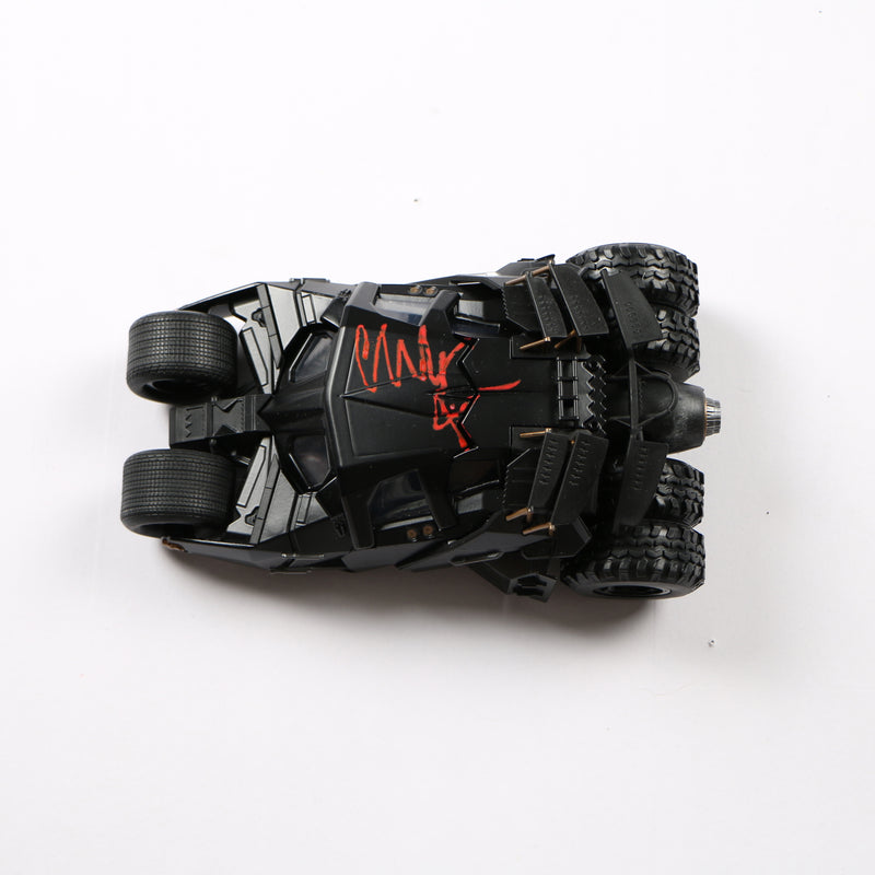 Christian Bale Signed Batmobile Diecast Autograph 1:24 Jada Toys Autograph Beckett