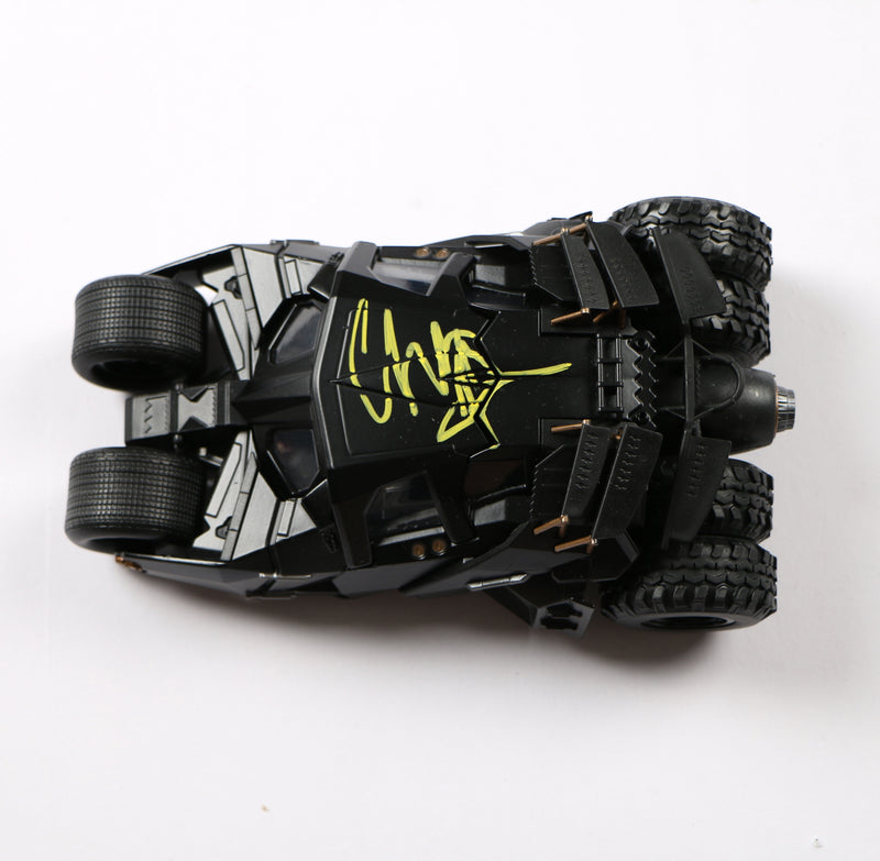 Christian Bale Signed Batmobile Diecast Autograph 1:24 Jada Toys Autograph Beckett