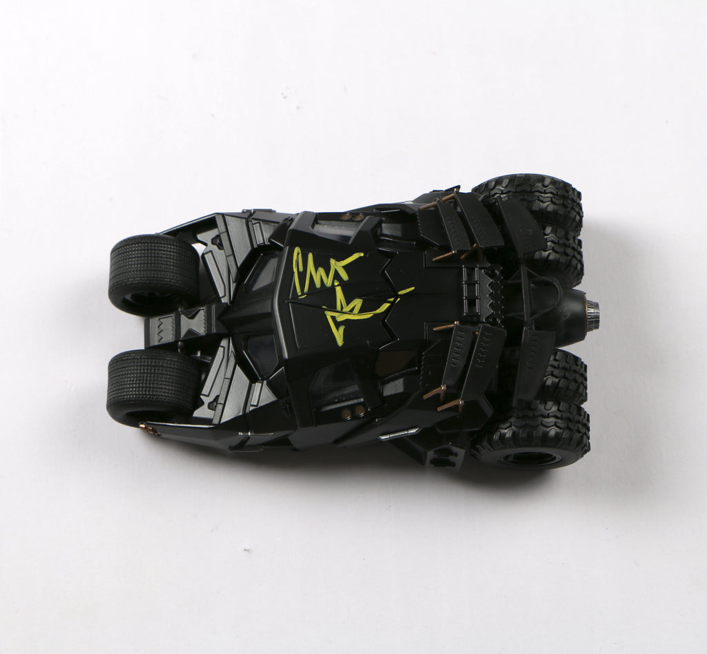 Christian Bale Signed Batmobile Diecast Autograph 1:24 Jada Toys Autograph Beckett