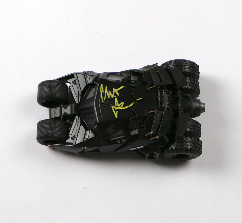 Christian Bale Signed Batmobile Diecast Autograph 1:24 Jada Toys Autograph Beckett