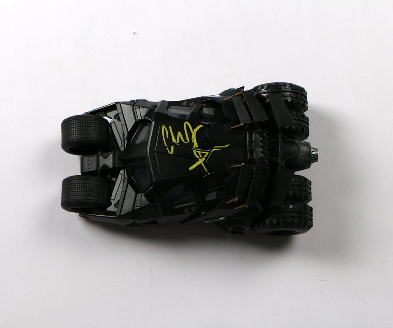 Christian Bale Signed Batmobile Diecast Autograph 1:24 Jada Toys Autograph Beckett