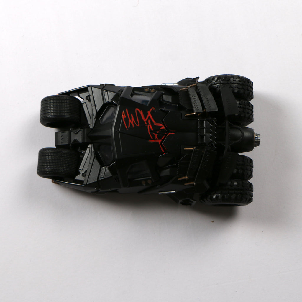 Christian Bale Signed Batmobile Diecast Autograph 1:24 Jada Toys Autograph Beckett