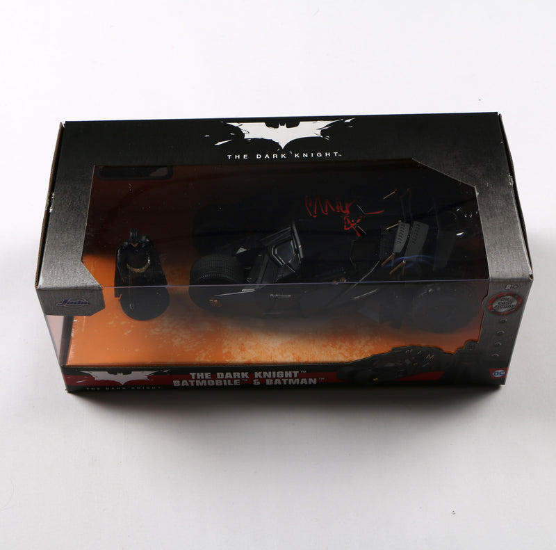 Christian Bale Signed Batmobile Diecast Autograph 1:24 Jada Toys Autograph Beckett
