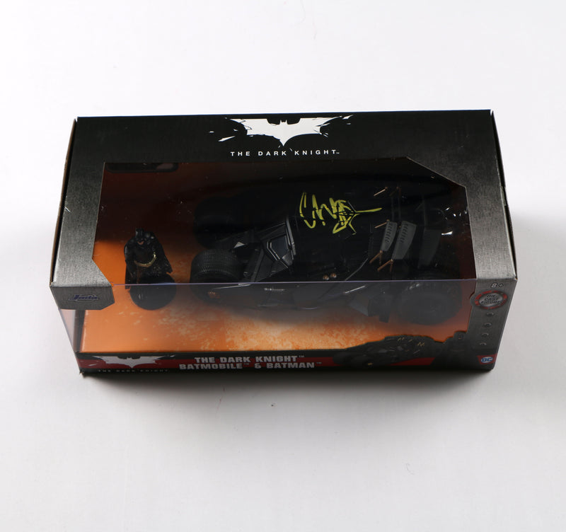 Christian Bale Signed Batmobile Diecast Autograph 1:24 Jada Toys Autograph Beckett