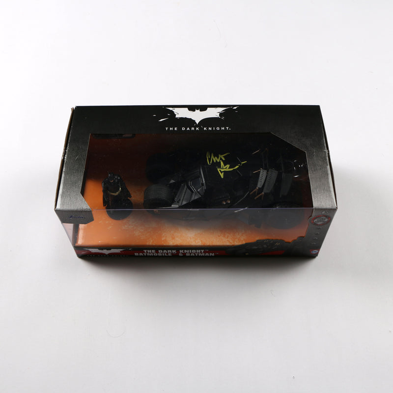 Christian Bale Signed Batmobile Diecast Autograph 1:24 Jada Toys Autograph Beckett