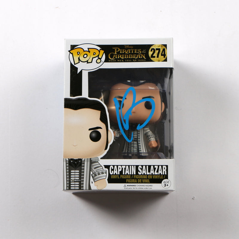 Javier Bardem Signed Funko Captain Salazar Pop 274 Pirates of the Caribbean Beckett