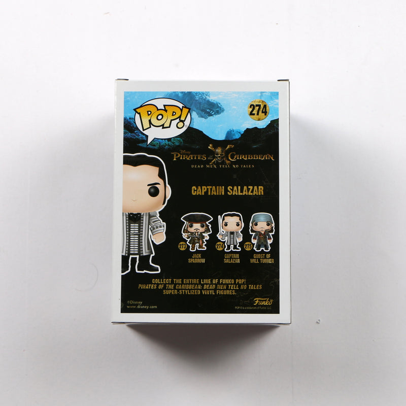 Javier Bardem Signed Funko Captain Salazar Pop 274 Pirates of the Caribbean Beckett