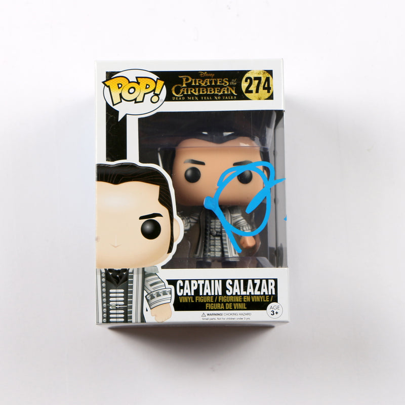 Javier Bardem Signed Funko Captain Salazar Pop 274 Pirates of the Caribbean Beckett