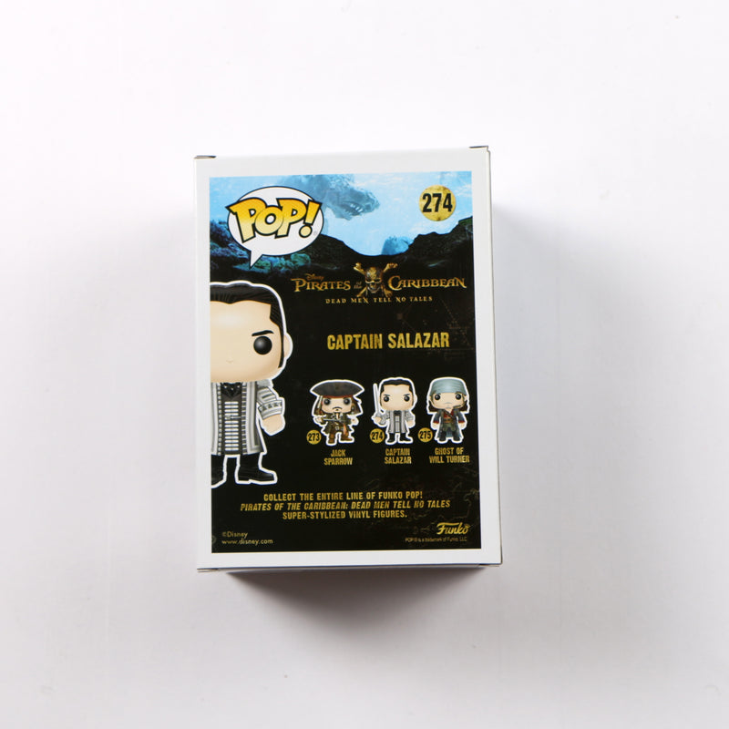 Javier Bardem Signed Funko Captain Salazar Pop 274 Pirates of the Caribbean Beckett