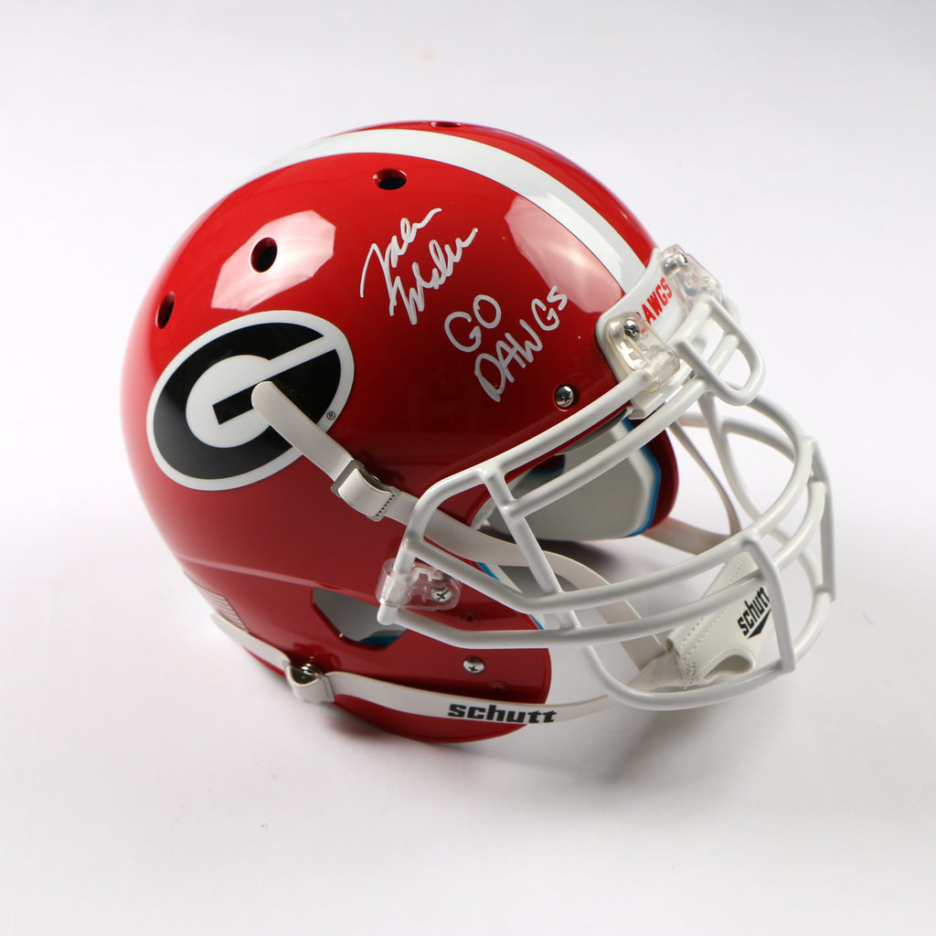 Jalon Walker Signed Helmet Georgia Bulldogs Full size Authentic Beckett