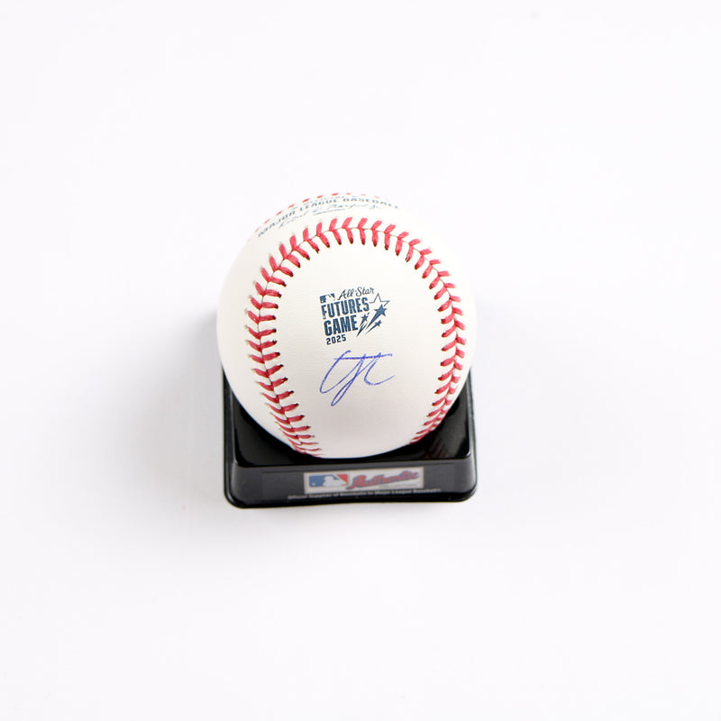 CJ Kayfus Signed Baseball 2025 Futures Game Baseball Clevleand Guardians Beckett