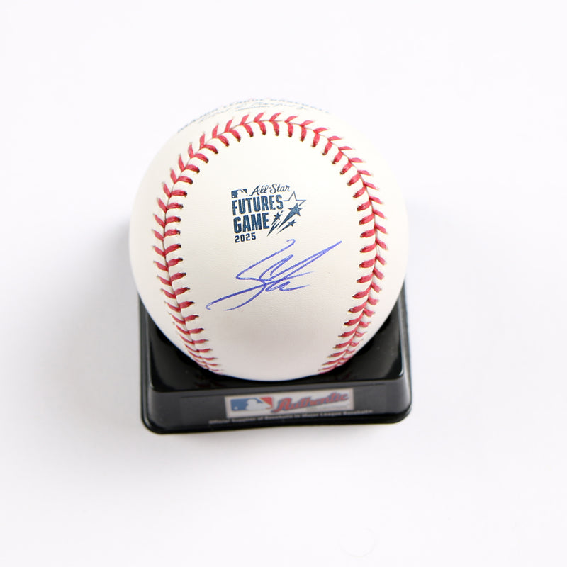 Sal Stewart Signed Baseball 2025 Futures Game Baseball Cincinnati Reds Beckett