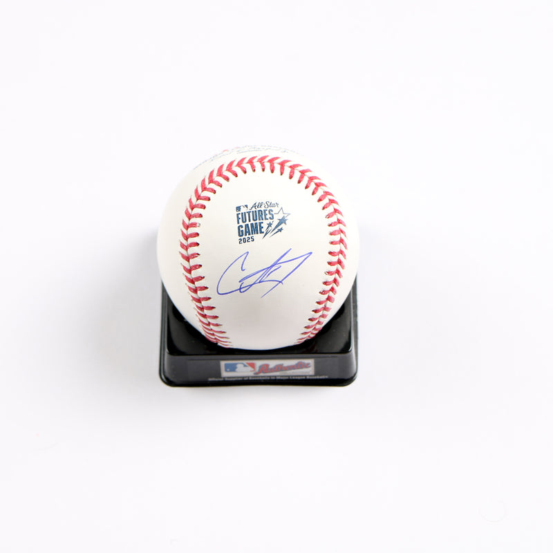 Carter Jensen Signed Baseball 2025 Futures Game Baseball Kansas City Royals Beckett