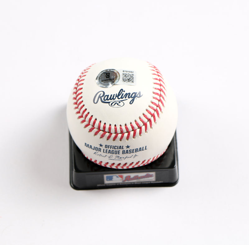 Carter Jensen Signed Baseball 2025 Futures Game Baseball Kansas City Royals Beckett