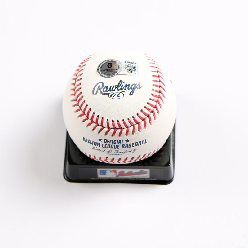 Carter Jensen Signed Baseball 2025 Futures Game Baseball Kansas City Royals Beckett