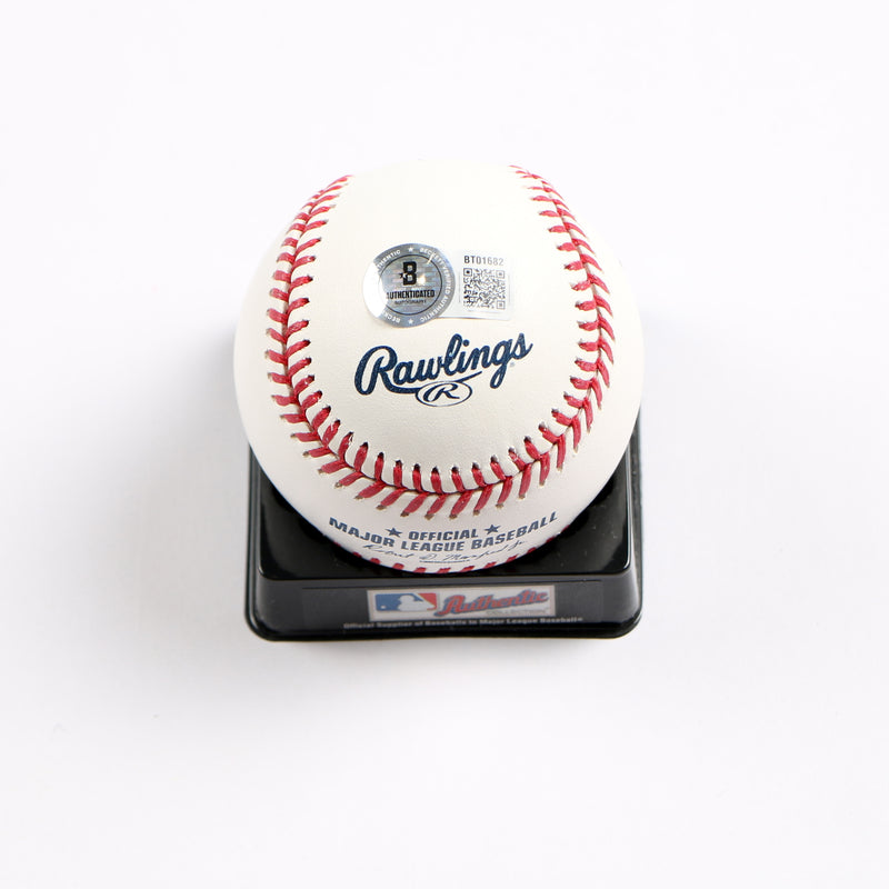 Carson Benge Signed Baseball 2025 Futures Game Baseball New York Mets Beckett