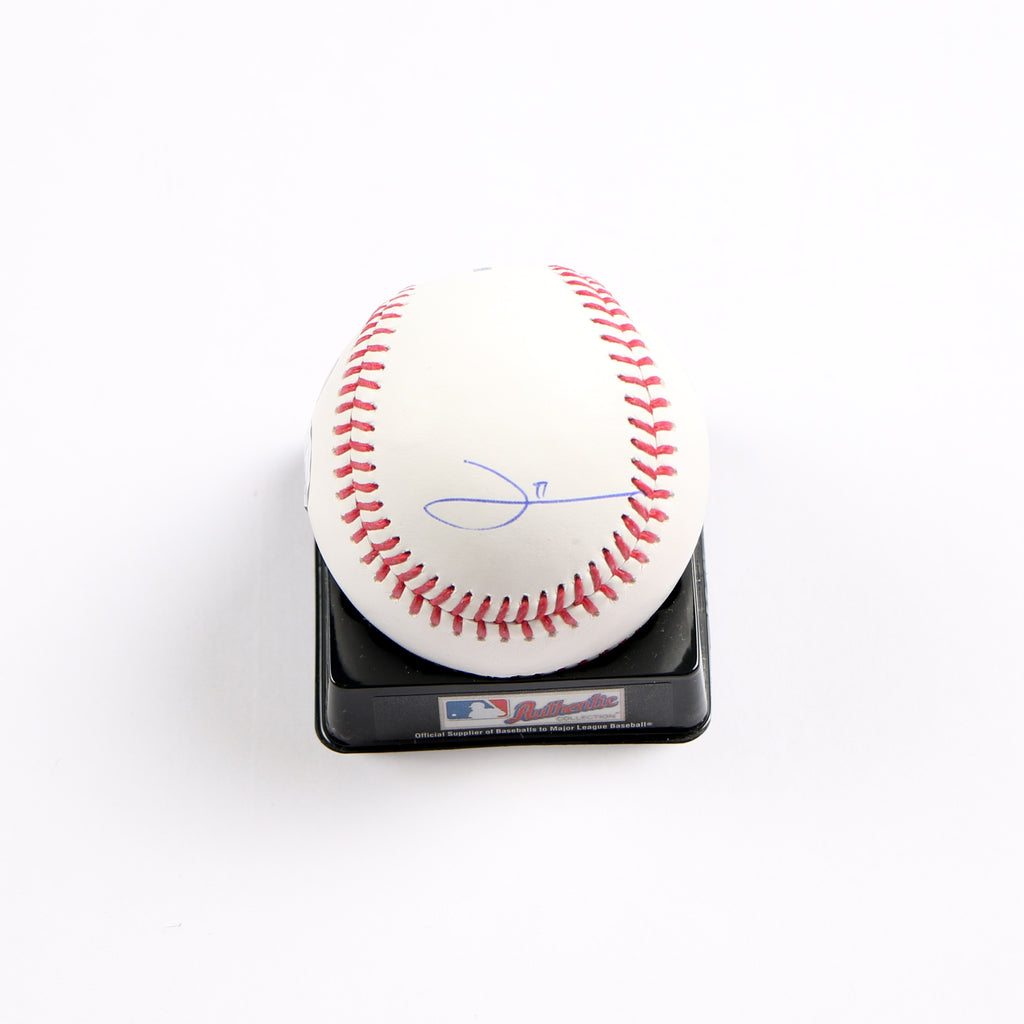 Leo DeVries Signed Baseball 2025 Futures Game Oakland A's Padres Beckett