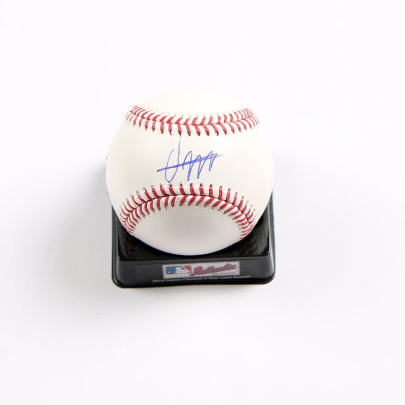 Jesus Made Signed Baseball 2025 Futures Game Baseball Milwaukee Brewers Beckett