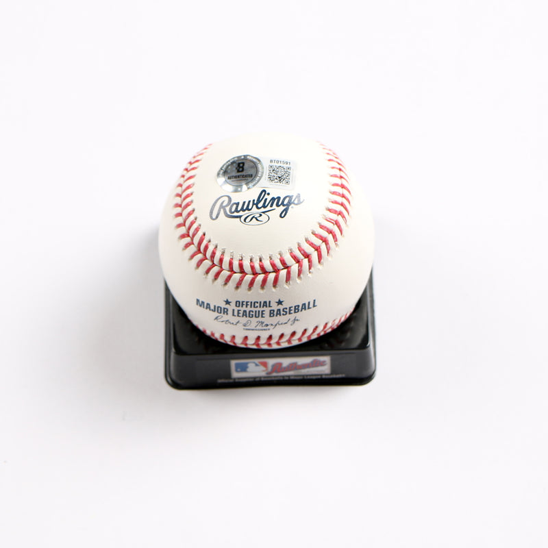 Jesus Made Signed Baseball 2025 Futures Game Baseball Milwaukee Brewers Beckett