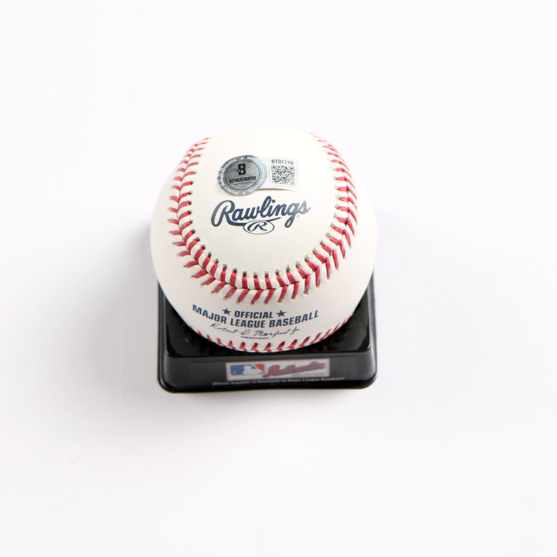 Max Clark Signed Baseball 2025 Futures Game Baseball Detroit Tigers Beckett