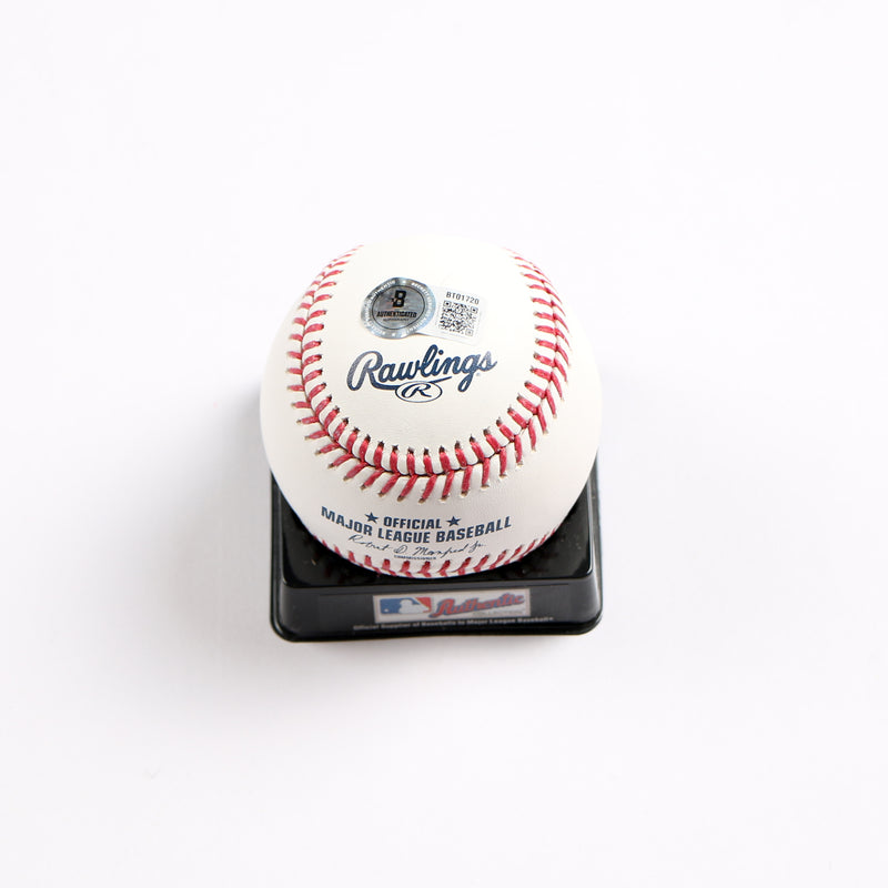 Max Clark Signed Baseball 2025 Futures Game Baseball Detroit Tigers Beckett