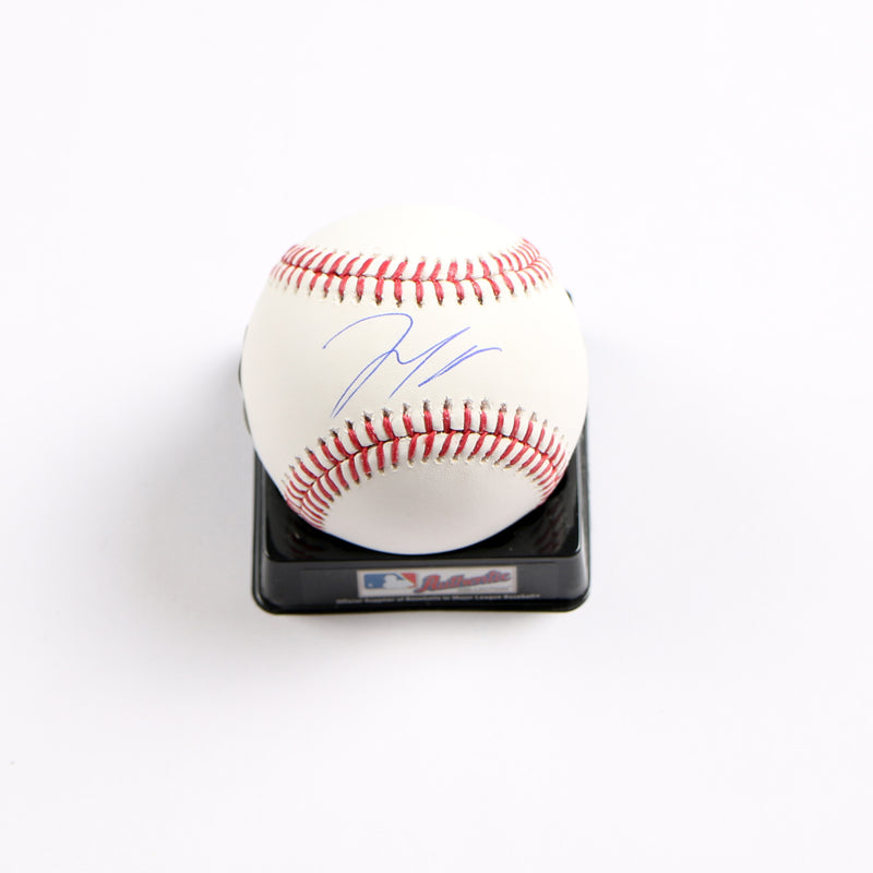 Tommy White Signed Baseball Official MLB Baseball A's LSU Tigers Beckett