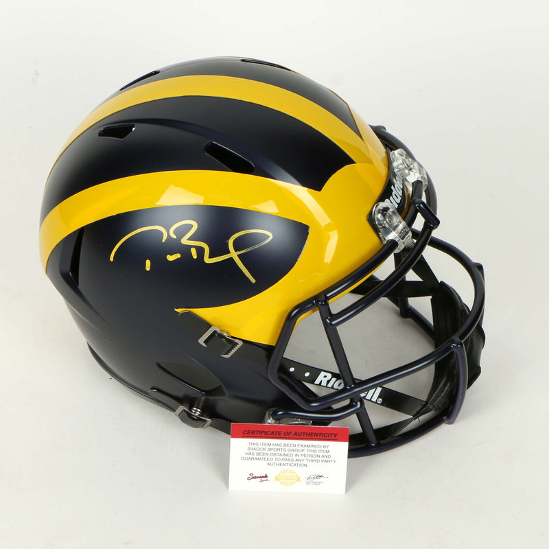 Tom Brady Full Sized Michigan Wolverines Helmet