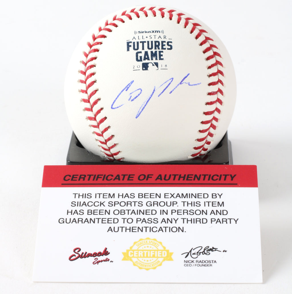 C.D. Pellham Signed 2018 Futures OMLB Texas Rangers