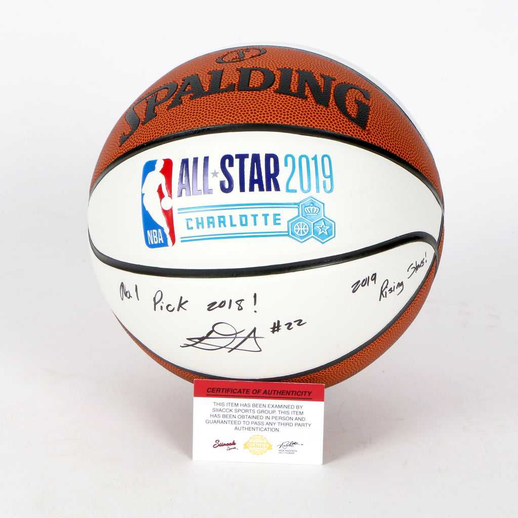 Deandre Ayton Signed 2019 All Star Basketball Phoenix Suns Inscribed