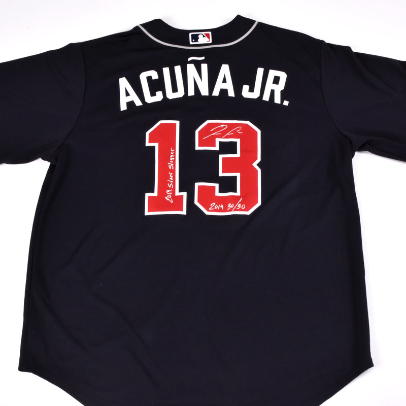 Ronald Acuña Jr. Signed Atlanta Braves Jersey Multiple Inscriptions - –  More Than Sports