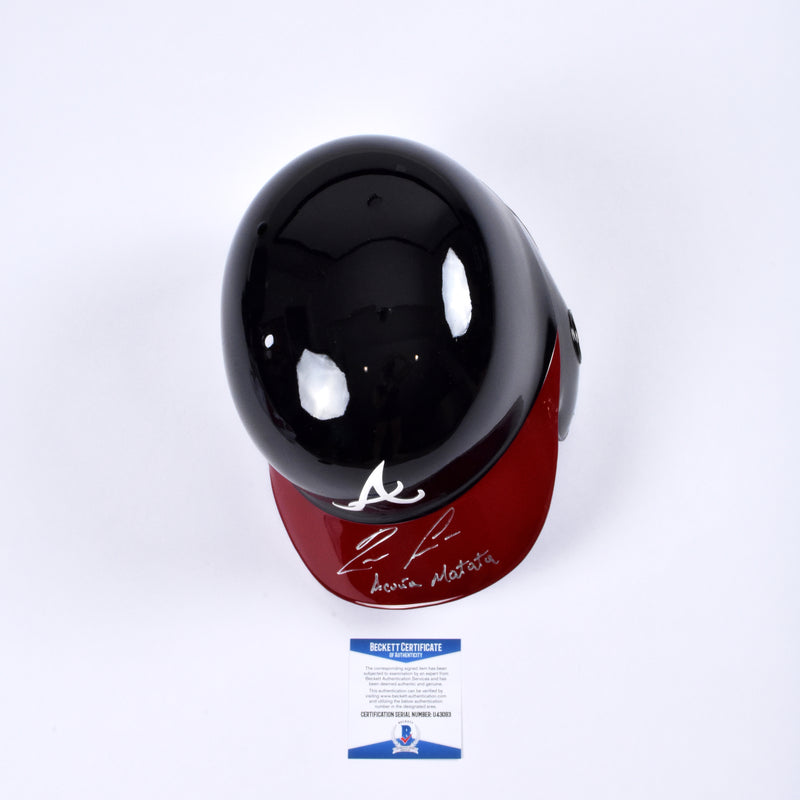 Ronald Acuña Jr. Signed Helmet Atlanta Braves MLB Inscribed Acuna Matata