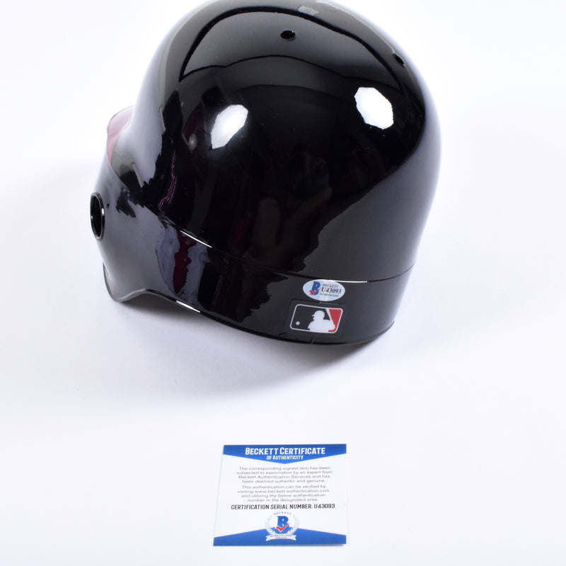 atlanta braves motorcycle helmet Ronald Acuña Jr. Signed Helmet Atlanta Braves MLB Inscribed Acuna Mata – More Than Sports