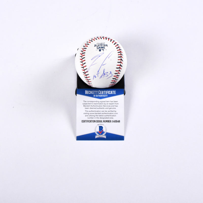 Ronald Acuna Jr. Signed 2019 All Star Game Baseball Atlanta Braves "1st ASG" Inscribed