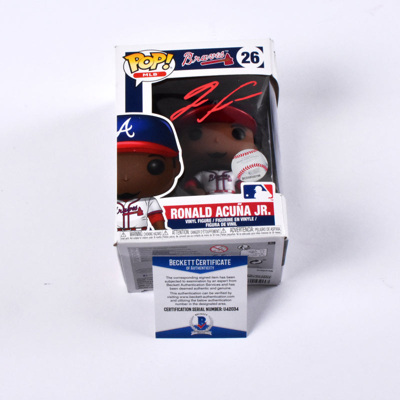 Ronald Acuña Jr. Signed Funko Pop Atlanta Braves