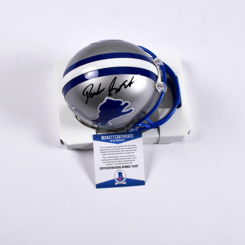 D'Andre Swift Signed Detroit Lions Replica Mini Helmet