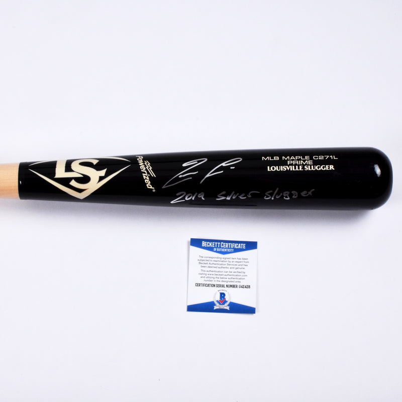 Ronald Acuña Jr. Atlanta Braves Signed Louisville Slugger Bat "2019 Silver Slugger" Inscribed