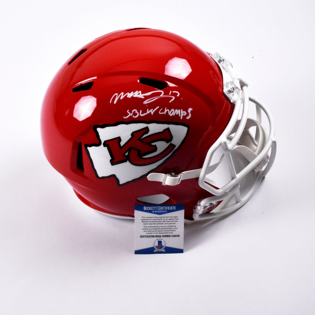 Mecole Hardman Signed Full Size Speed Super Bowl Helmet Helmet Inscribed "SB LIV Champs"