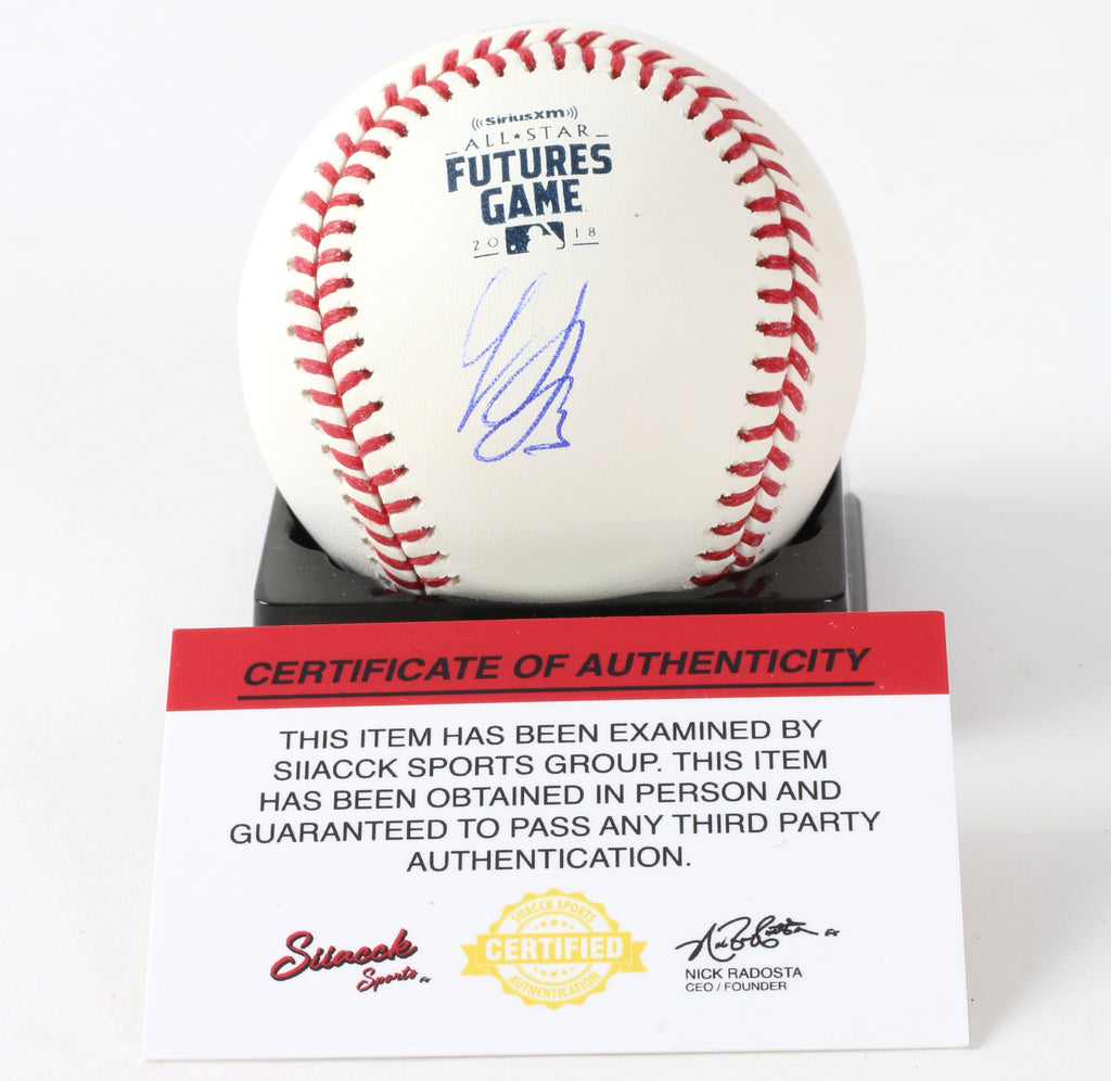 Hunter Greene Signed 2018 Futures Game Baseball Cincinnati Reds