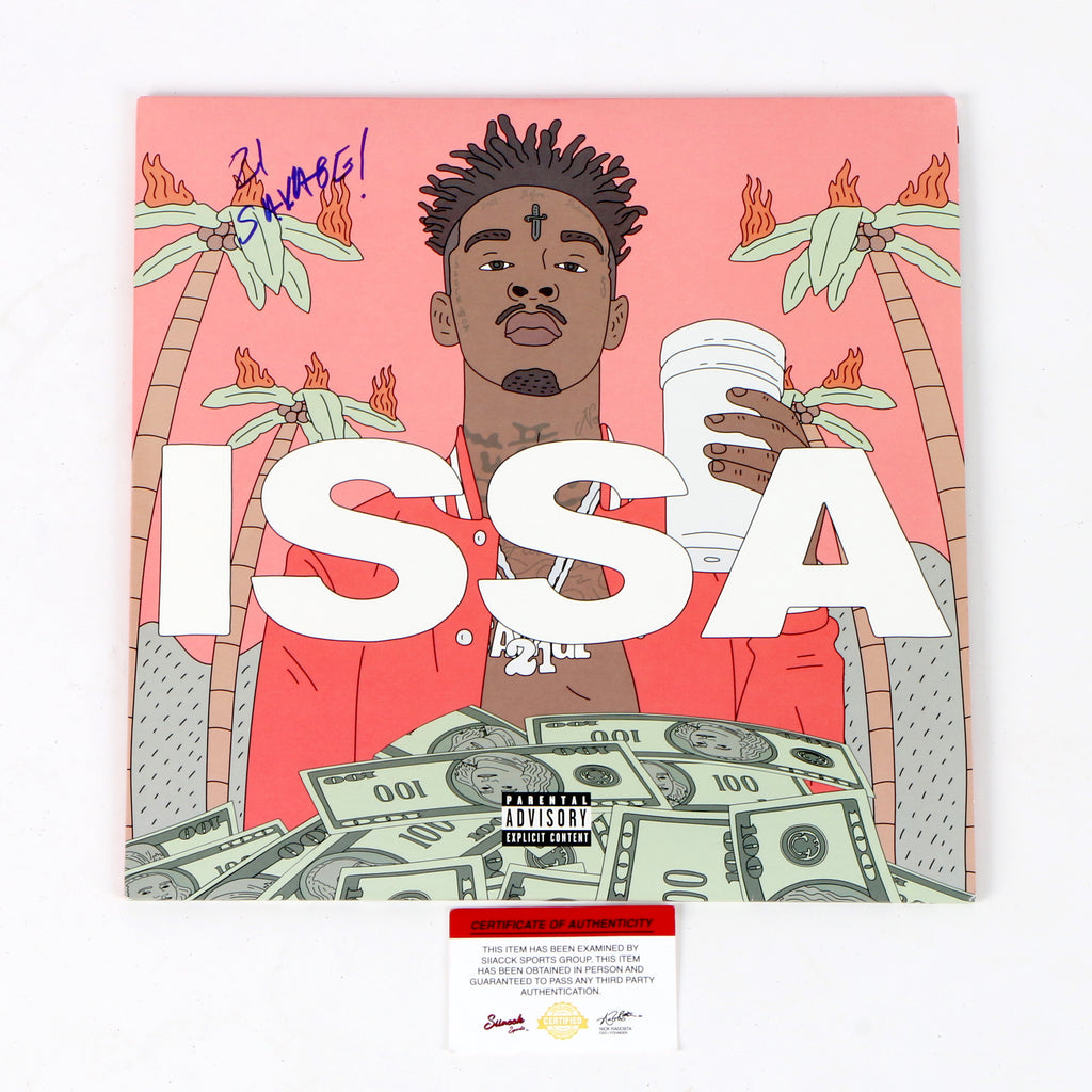 21 Savage Signed Issa Vinyl