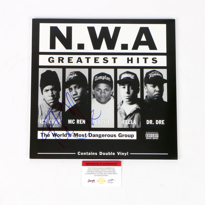 Ice Cube Signed Vinyl NWA Greatest Hits