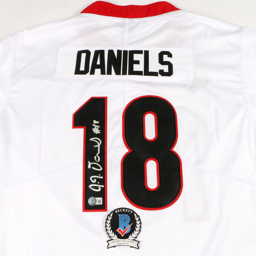 JT Daniels Signed Jersey white Georgia Bulldogs