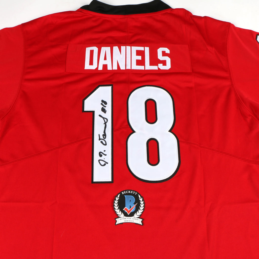 JT Daniels Signed Jersey red Georgia Bulldogs