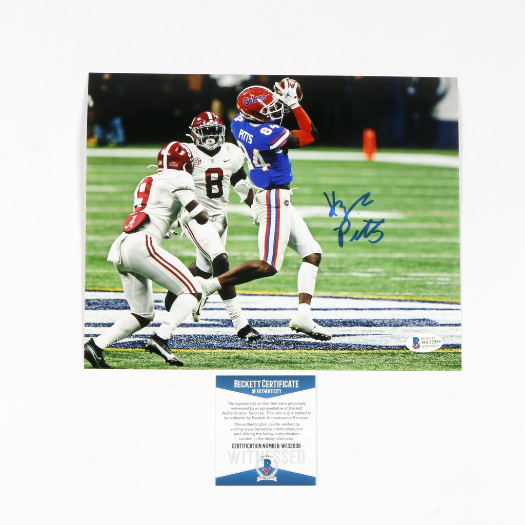 Kyle Pitts Signed 8x10 Florida Gators