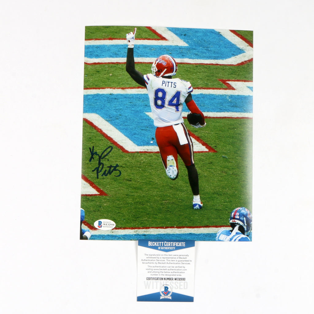 Kyle Pitts Signed 8x10 Florida Gators Pointing Up