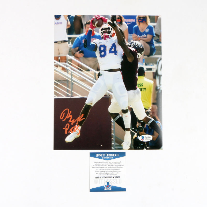 Kyle Pitts Signed 8x10 Florida Gators Snag