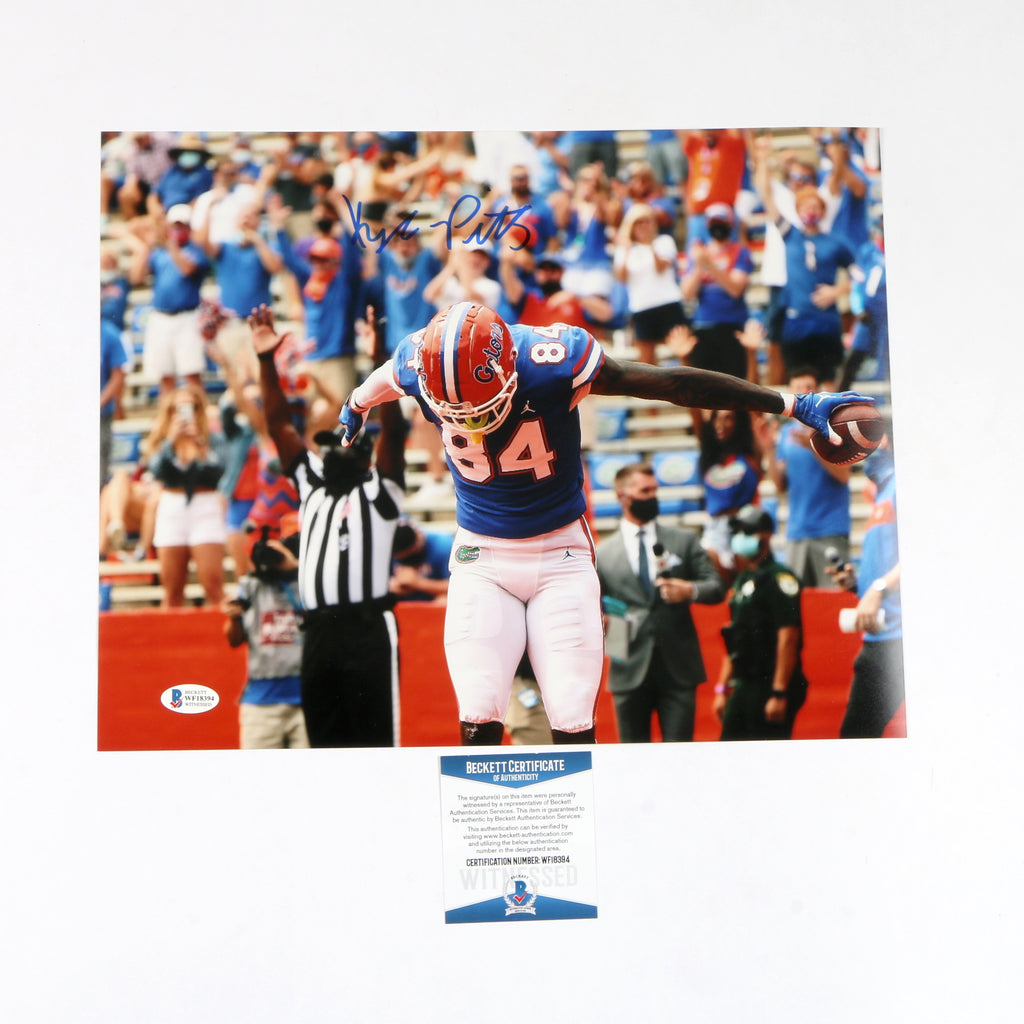 Kyle Pitts Signed 11x14 Florida Gators TD Celebration