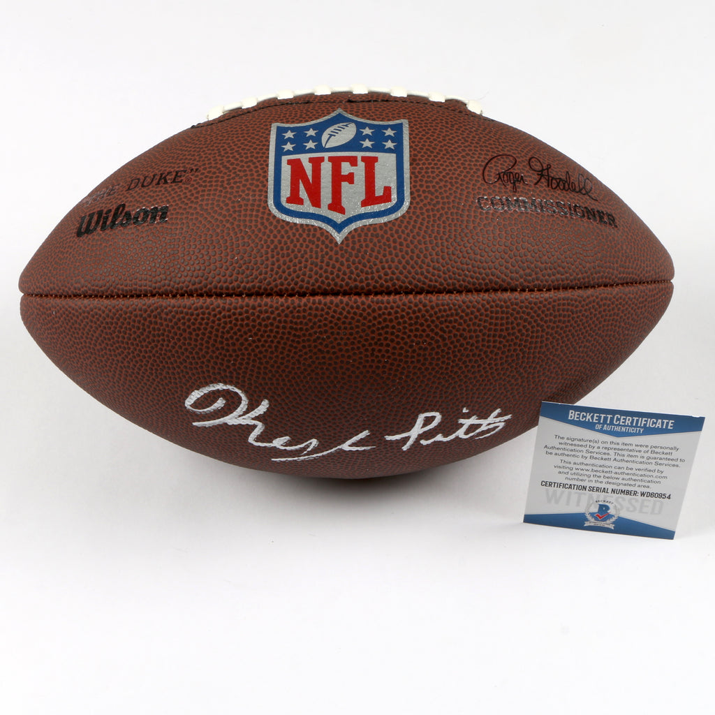 Kyle Pitts Signed Football Atlanta Falcons Duke Replica Becklett