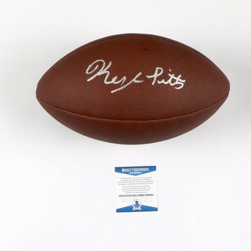 Kyle Pitts Signed Football Atlanta Falcons Duke Replica Becklett
