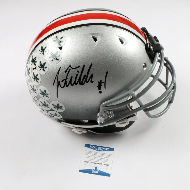 Justin Fields Signed Full Size Helmet Authentic Ohio State Buckeyes Beckett